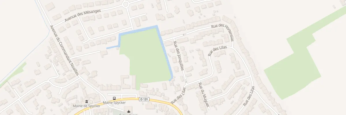 Plan du 4 Rue des Jonquilles à Spycker