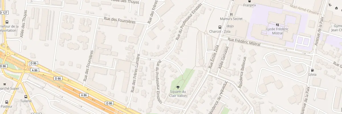 Plan du 26 Rue du Professeur Einstein à Fresnes