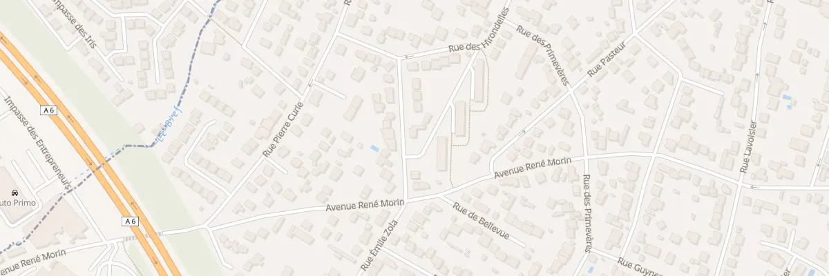 Plan du 21 Rue Emile Zola à Morangis