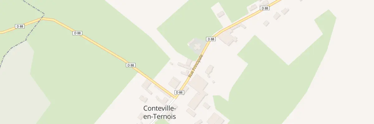 Plan du 34 Rue Principale à Conteville-en-Ternois