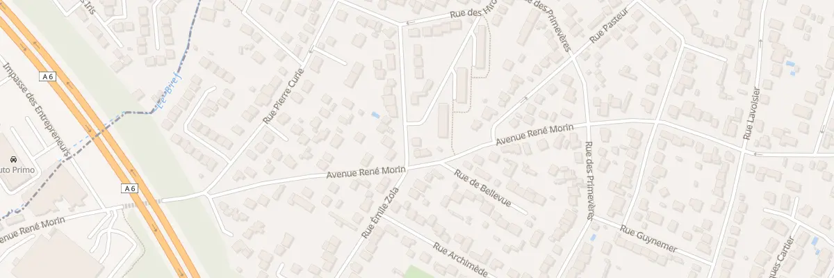 Plan du 23 Rue Emile Zola à Morangis