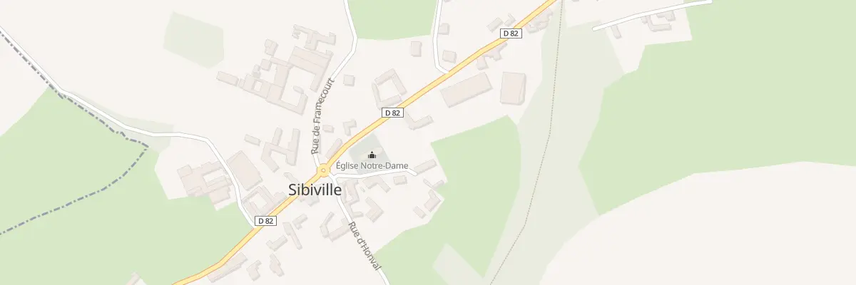 Plan du 5025 Rue de Buneville à Sibiville