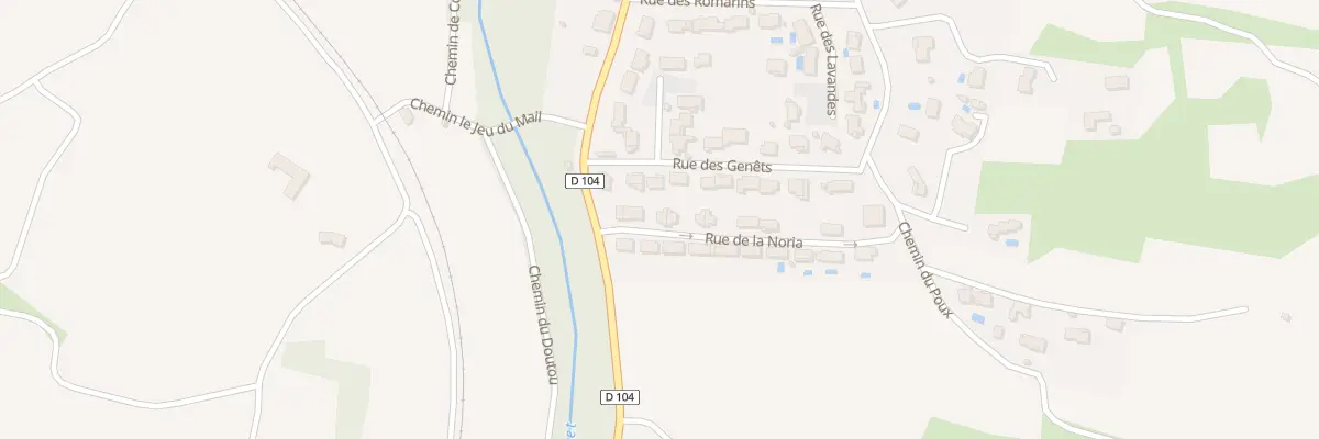 Plan du 3B Rue la Noria à Leuc