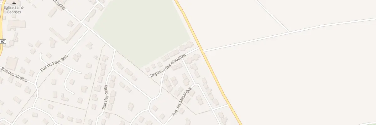 Plan du 7 Rue des Piverts à Villers-Bocage