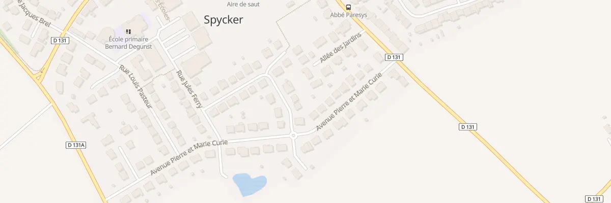 Plan du 27 Rue Jean Moulin à Spycker
