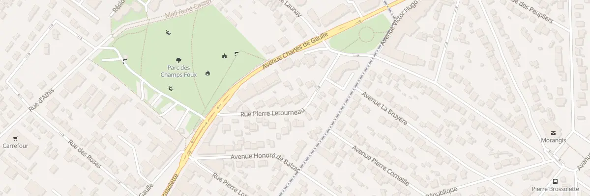 Plan du 13 Rue Pierre Letourneau à Chilly-Mazarin