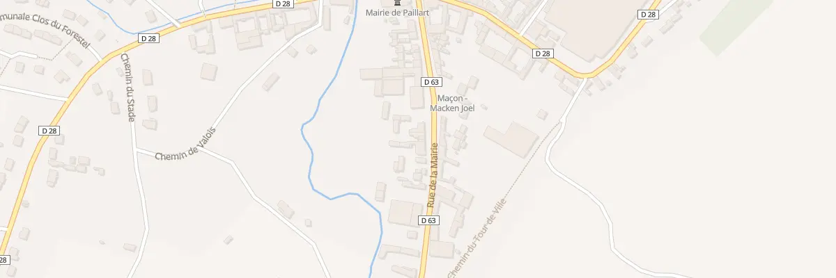 Plan du 22 Rue de la Mairie à Paillart