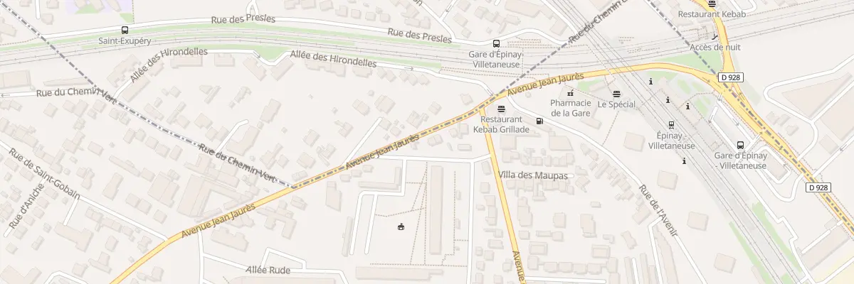 Plan du 140 Av Jean Jaurès à Épinay-sur-Seine