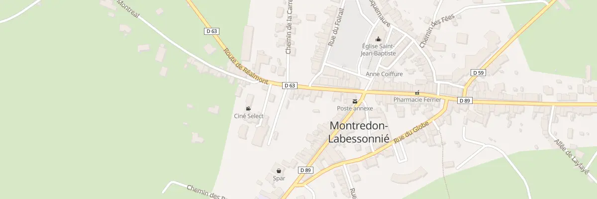 Plan du 13 Rte de Réalmont à Montredon-Labessonnié