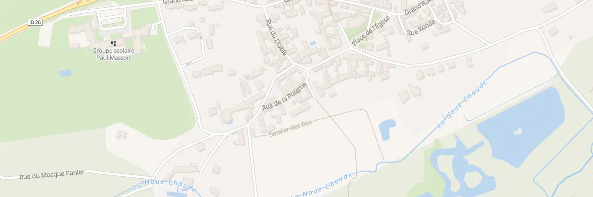 Plan du 2 Rue de la Poterne à Estouy