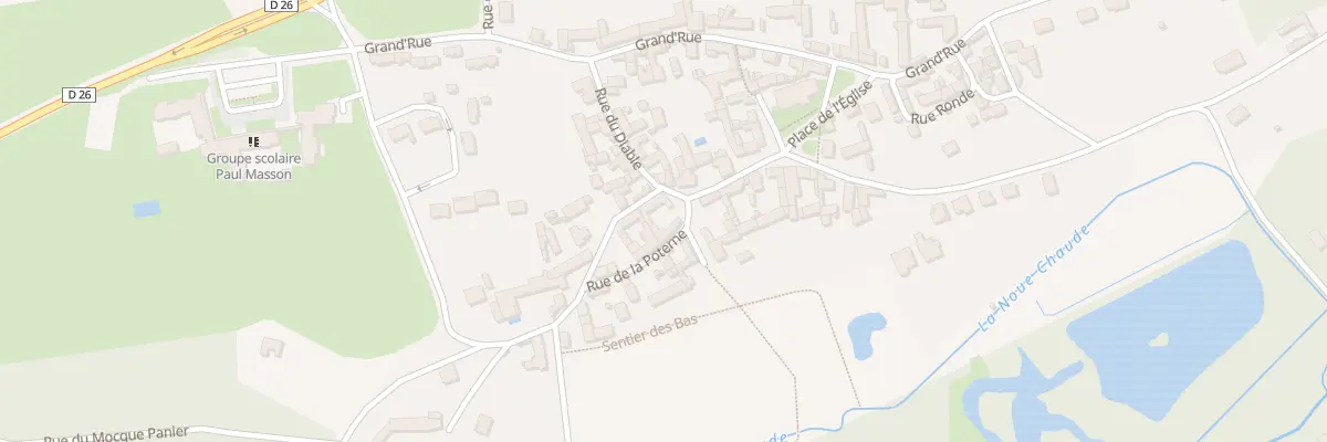 Plan du 2 Pl de la Bâticole à Estouy