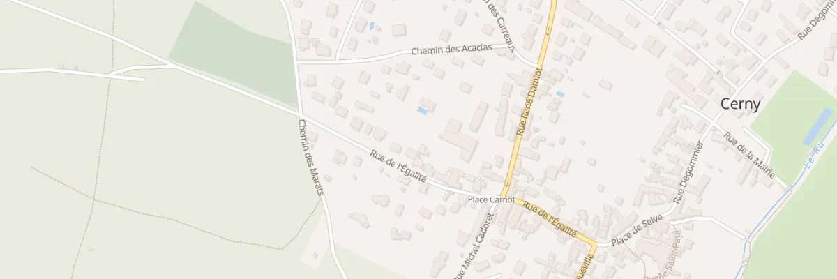 Plan du 20D Rue de l’Egalité à Cerny