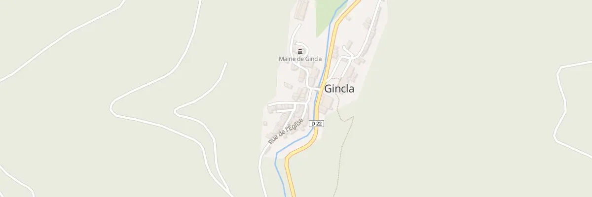 Plan du 8 Le Village à Gincla