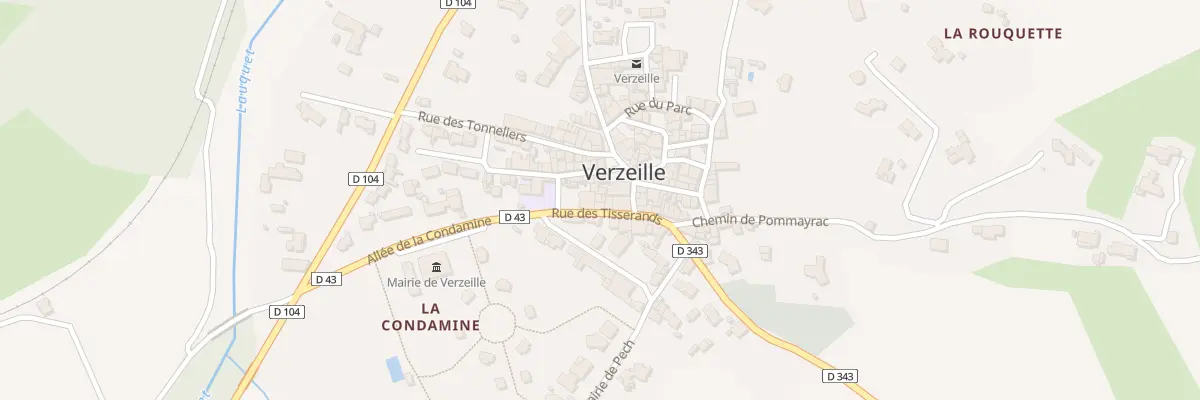 Plan du 1 Imp de l’Eglise à Verzeille