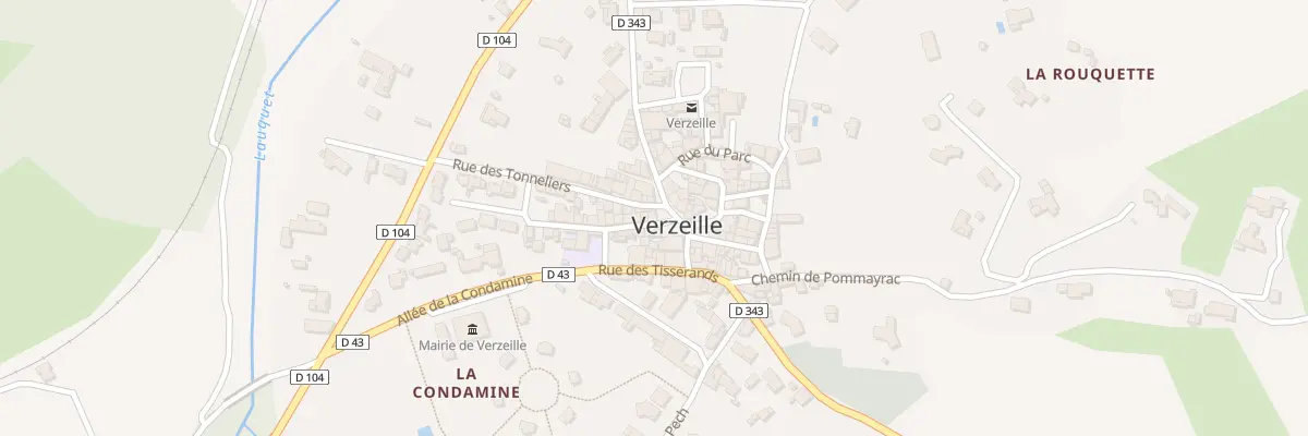 Plan du 4 Pl de l’Eglise à Verzeille
