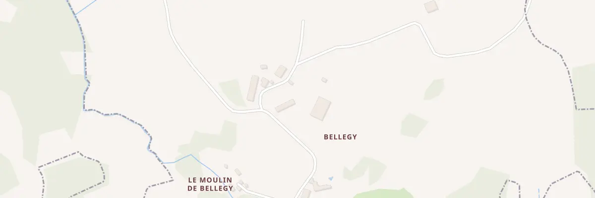 Plan du 3 Bellegy à La Serre-Bussière-Vieille