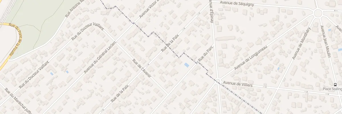 Plan du 108 Rue de la Paix à Sainte-Geneviève-des-Bois