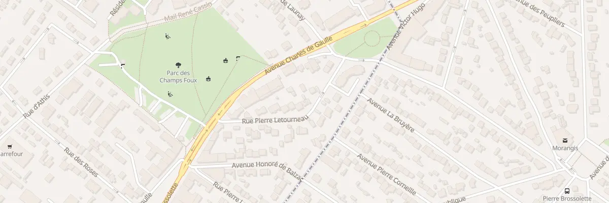 Plan du 15 Rue Pierre Letourneau à Chilly-Mazarin
