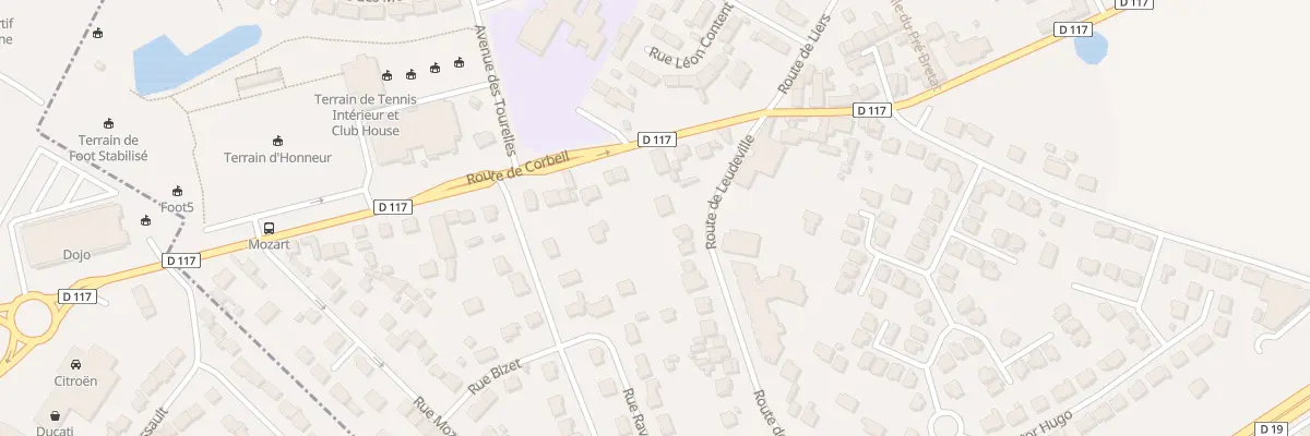 Plan du 2 Rte de Leudeville au Plessis-Pâté