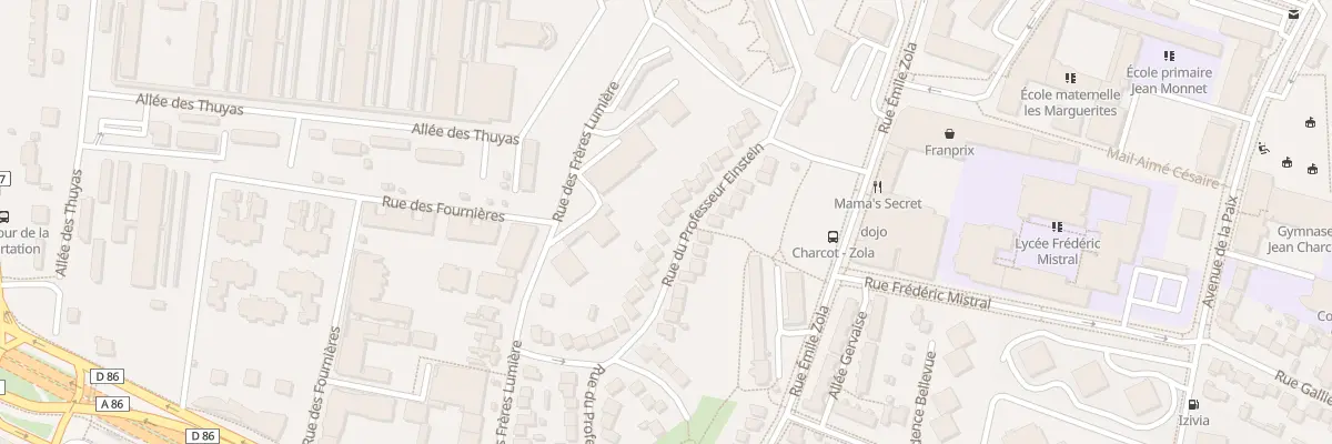 Plan du 53 Rue du Professeur Einstein à Fresnes