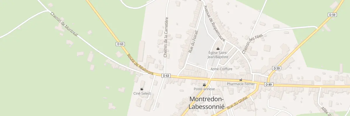 Plan du 4 Rue du Foirail à Montredon-Labessonnié