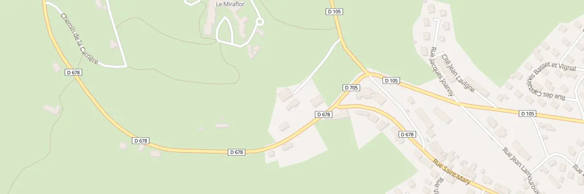 Plan du 5206 Av du Limousin à Mauriac