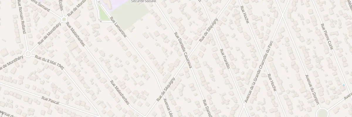 Plan du 85 Rue de Séquigny à Sainte-Geneviève-des-Bois
