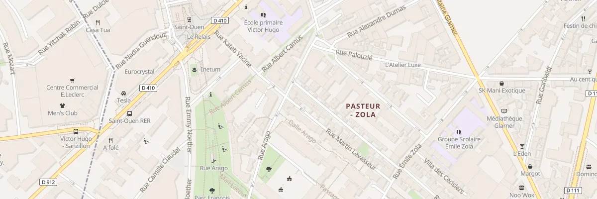 Plan du 1 Rue Martin Levasseur à Saint-Ouen-sur-Seine