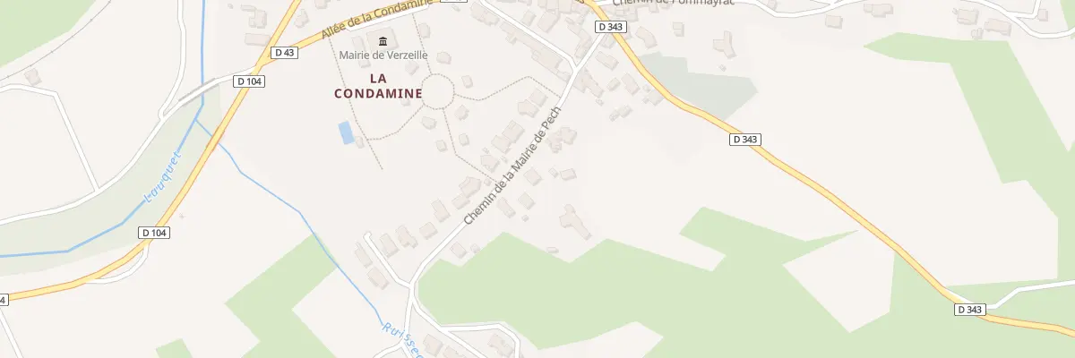 Plan du 7 Che de Ladrie à Verzeille
