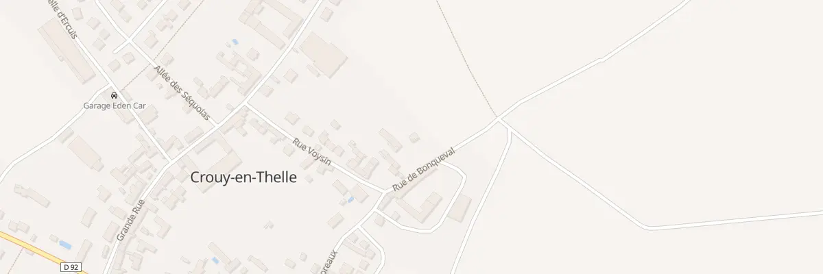 Plan du 35 Rue de Bonqueval à Crouy-en-Thelle