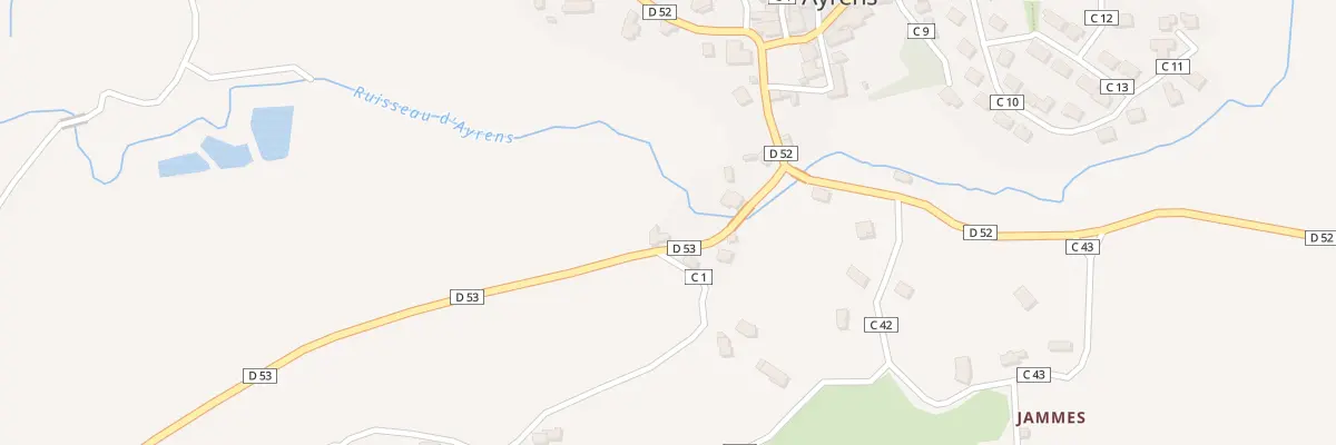 Plan du 5083 Le Mont à Ayrens