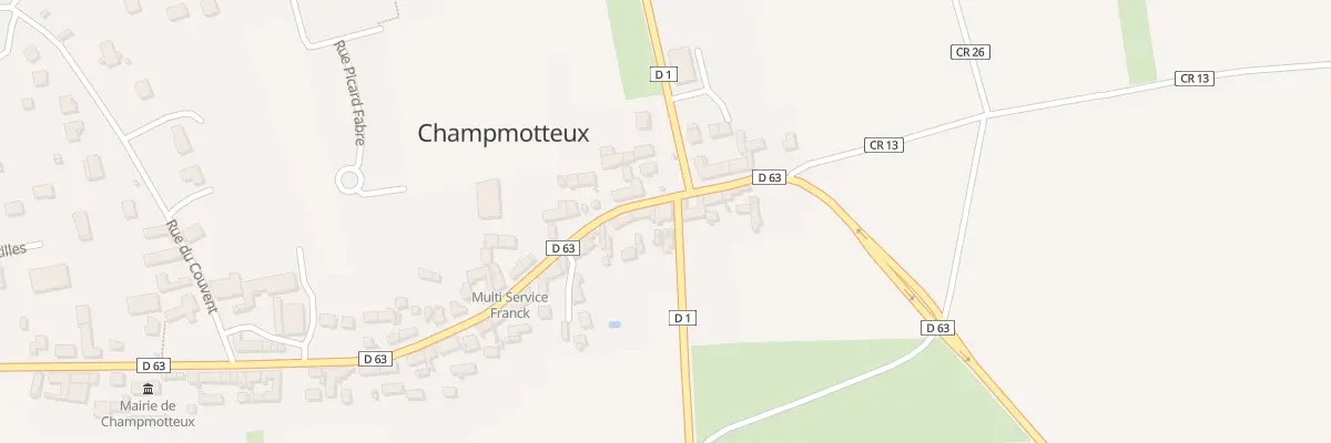 Plan du 50 Rue Michel de l’Hopital à Champmotteux