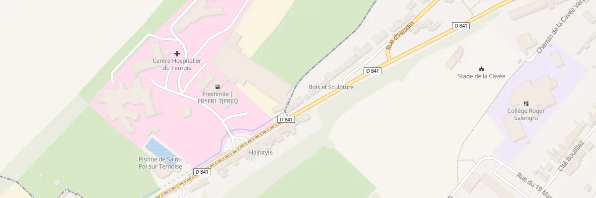Plan du 166 Rue d’Hesdin à Saint-Pol-sur-Ternoise