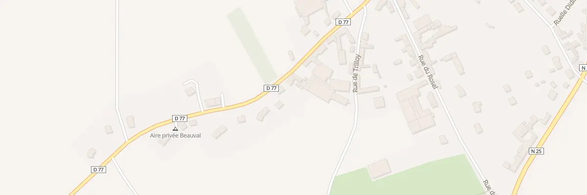 Plan du 101 Rue de Créqui à Beauval