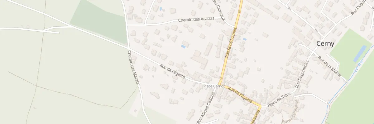Plan du 22B Rue de l’Egalité à Cerny