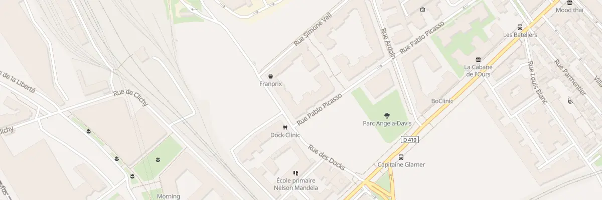 Plan du 46 Rue Pablo Picasso à Saint-Ouen-sur-Seine