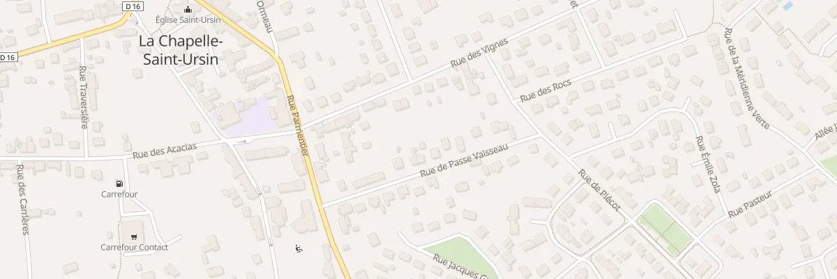 Plan du 11 Rue de Passe Vaisseau à La Chapelle-Saint-Ursin