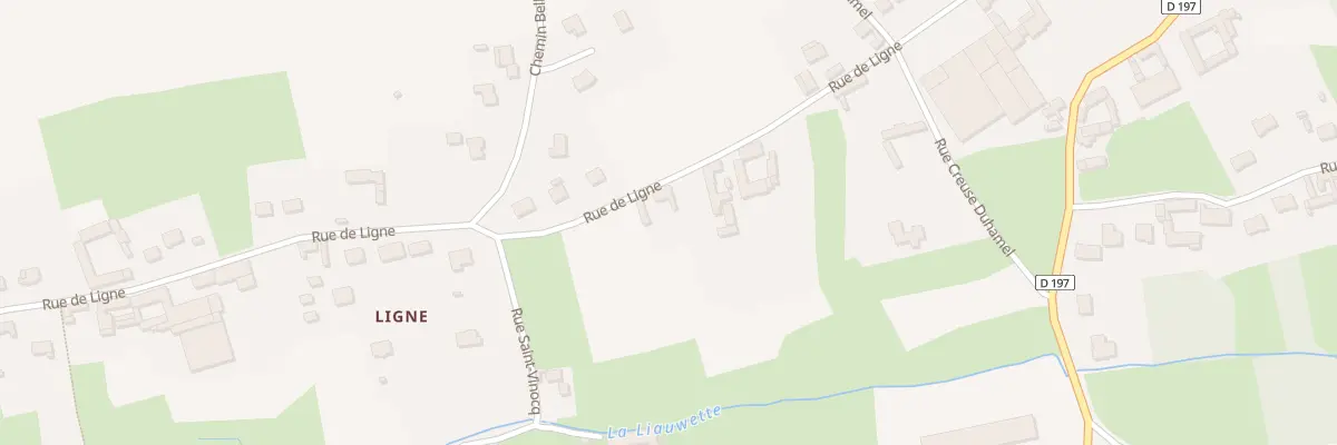 Plan du 551 Rue de Ligne à Roquetoire