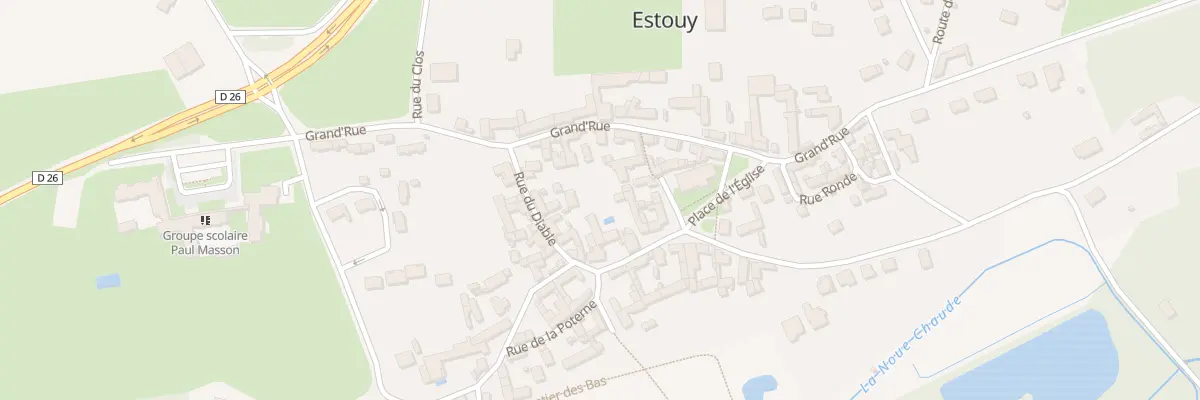 Plan du 9 Pl de l’Eglise à Estouy