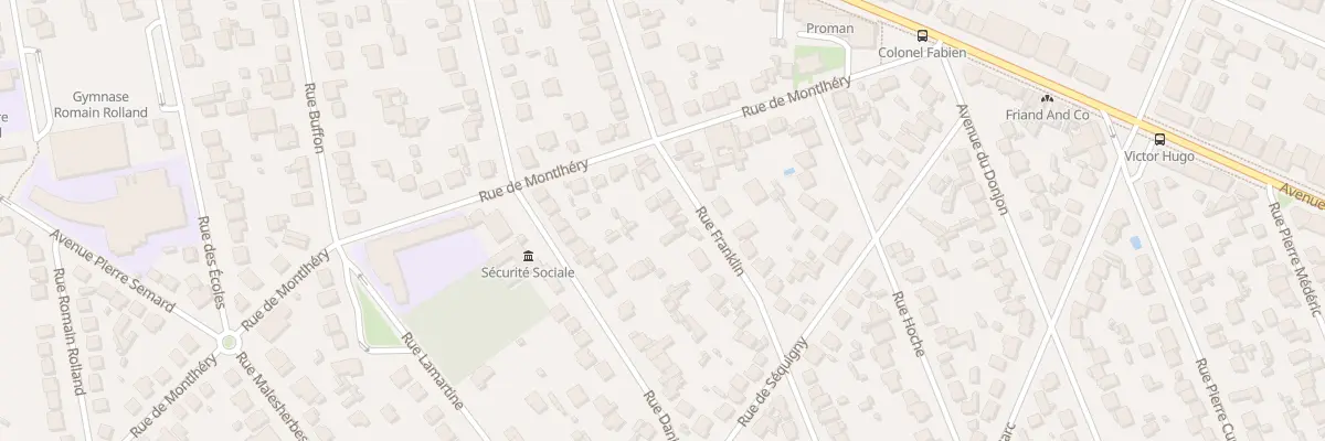 Plan du 34 Rue Franklin à Sainte-Geneviève-des-Bois