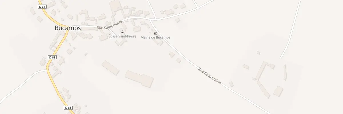 Plan du 10 Rue de la Mairie à Bucamps