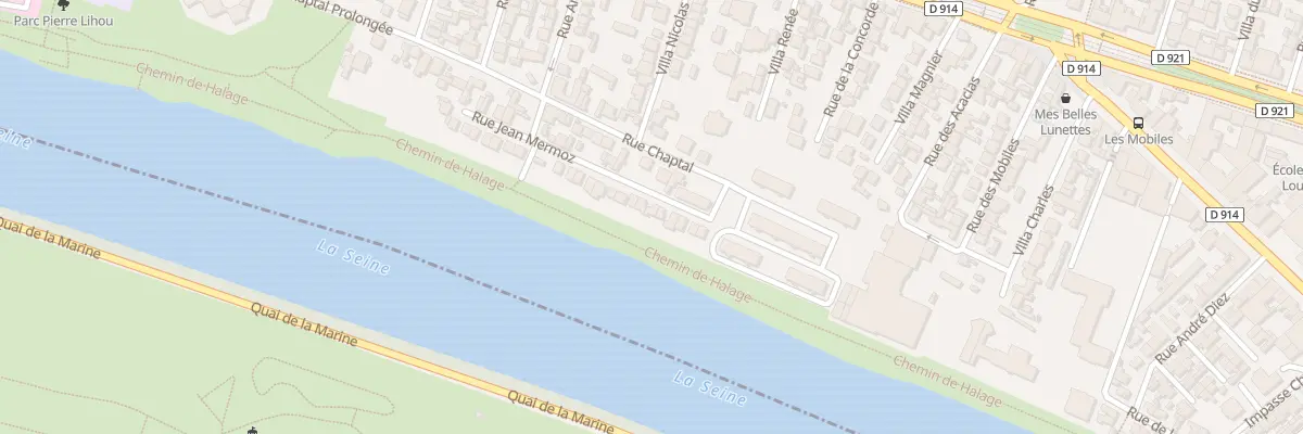 Plan du 11 Rue Jean Mermoz à Épinay-sur-Seine
