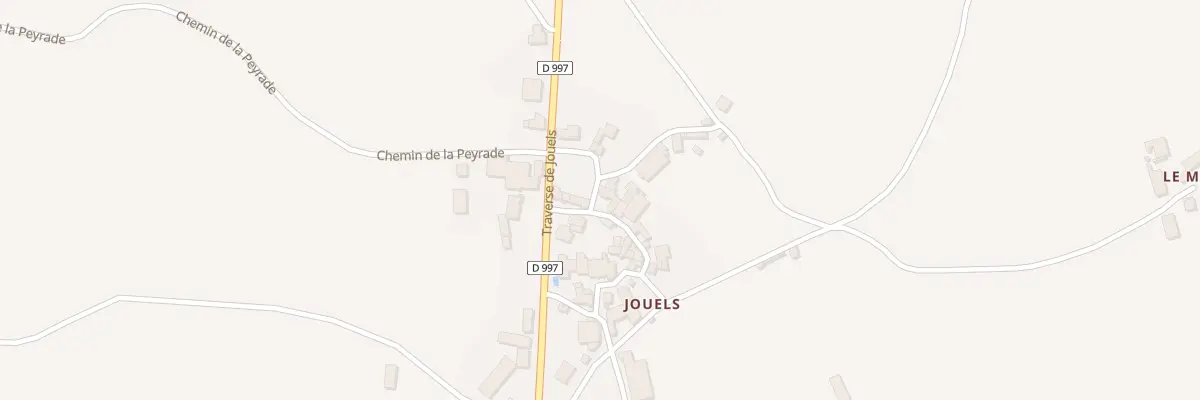 Plan du 5316 Jouels à Sauveterre-de-Rouergue