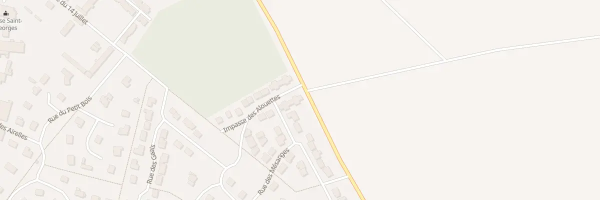 Plan du 1 Rue des Piverts à Villers-Bocage