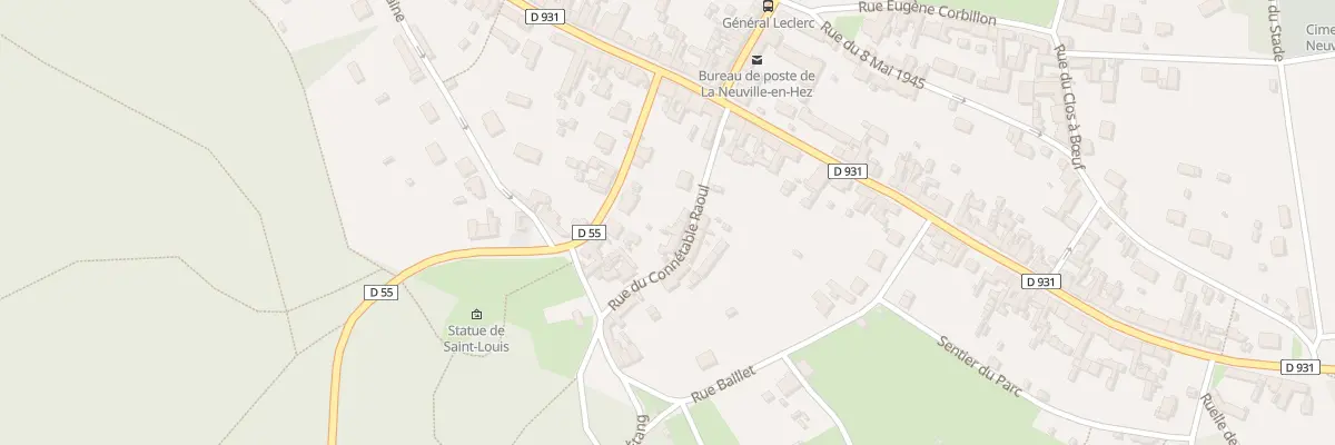 Plan du 2C Rue du Connétable Raoul à La Neuville-en-Hez