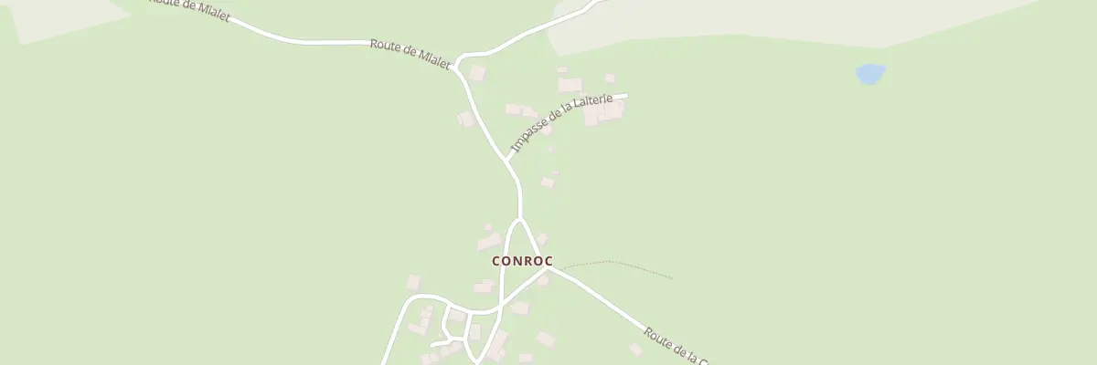 Plan du 5015 Conroc à Pleaux