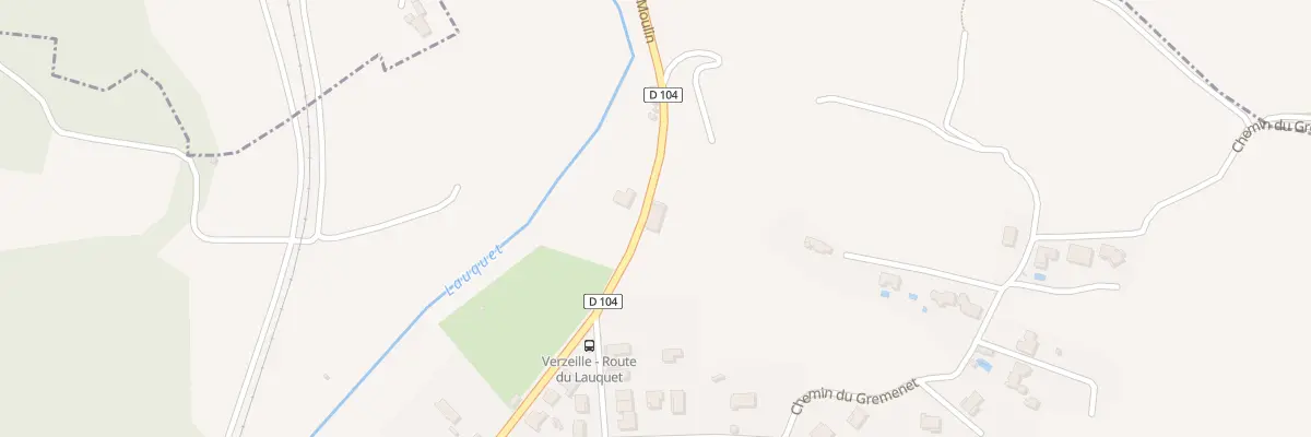Plan du 5 Av du Moulin à Verzeille