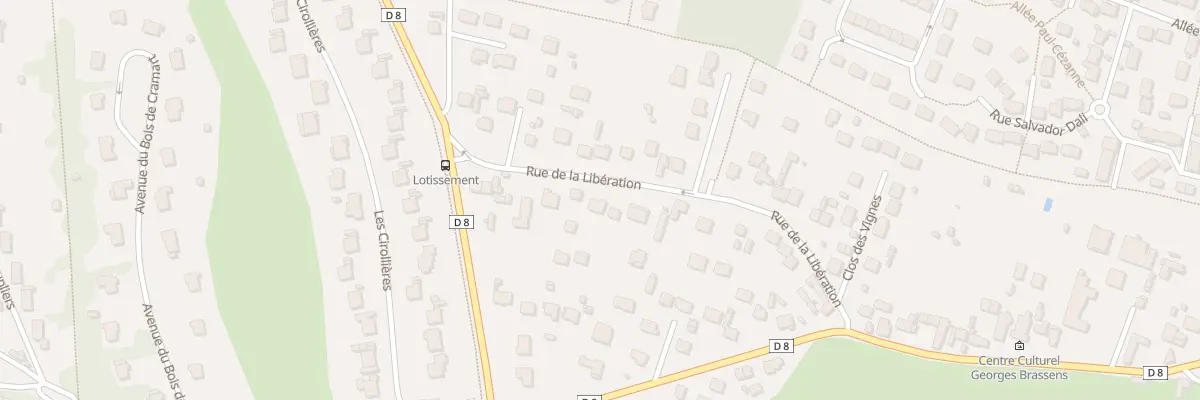Plan du 59 Rue de la Libération à Saint-Vrain