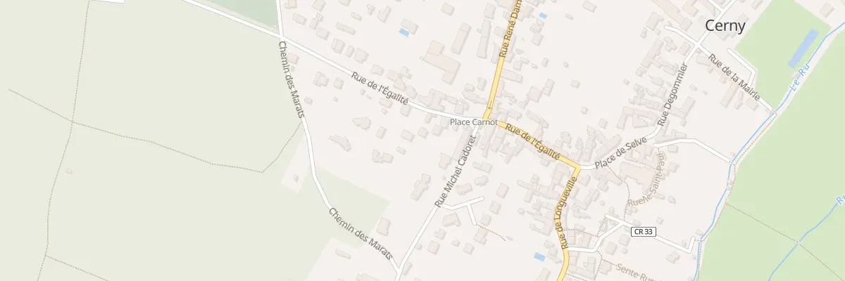 Plan du 19B Rue de l’Egalité à Cerny