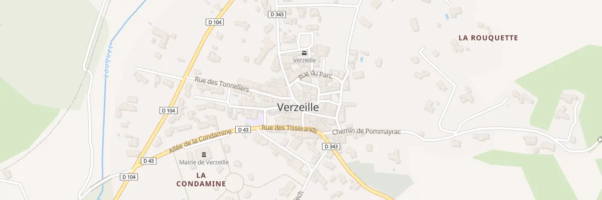 Plan du 5 Pl de l’Eglise à Verzeille